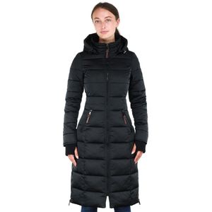 Versano Chloe Dames Lange Winterjas XL - Zwart