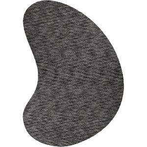 Comfy | Hoogpolig Vloerkleed | Organische Vorm | Silver | Hoogwaardige Kwaliteit | 160x230 cm
