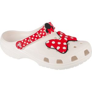 Crocs Classic Disney Minnie Mouse Clog 208711-119, Kinderen, Wit, Slippers, maat: 33/34