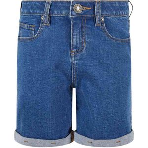 Urban Classics - Organic Stretch Denim 5 Pocket Kinder Korte broek - Kids 134/140 - Blauw