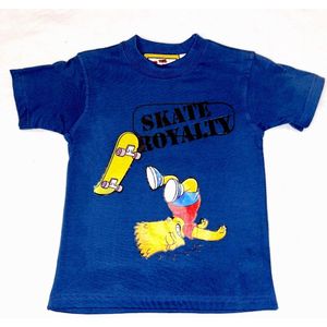 The Simpsons Shirt Blauw val-Maat 116