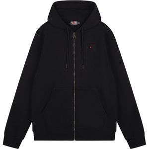 AB Lifestyle - Canvas Vest - Vest - Zwart - Katoenmix met Rits en Buidelzakken