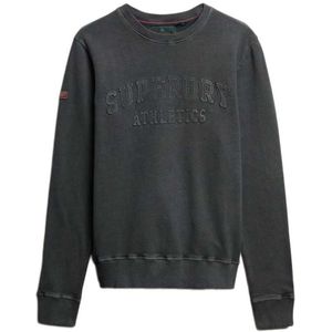 Superdry - Athletic Emboss - Sweatshirt - Grijs - Relaxed Fit