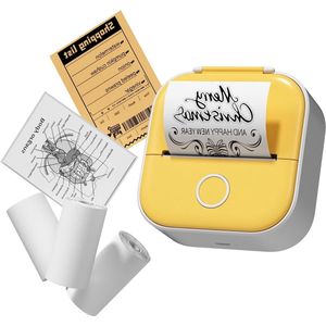 Printer Sticker Maker - COLORWING T02 Yellow - Create DIY Stickers - 3 Roll