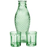Serax Fish & Fish By Paola Navone Karaf En Glazen Set Green