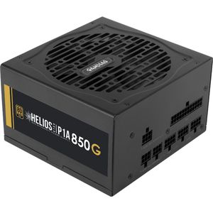 PC ATX Voeding Intern 850 Watt GOLD Volledig Modulair - 80Plus GOLD 850W PSU Computer Power Supply Sleeved Cables - 4x 6+2 PIN aansluiting voor videokaart - ATX12V v2.52 Compatible - Gamdias HELIOS P1A-850G
