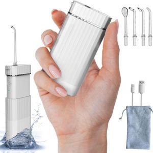 Lexium Waterflosser - Monddouche - Elektrisch Flosapperaat - Water Flosser - Waterflosser Draadloos - Water Flosser Draadloos - Draadloos en Oplaadbaar - Must have voor uw hygiëne!