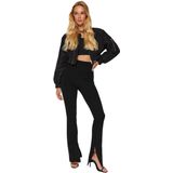 Trendyol Woman TWOAW24PL00122 Broek, zwart, M, Zwart, M