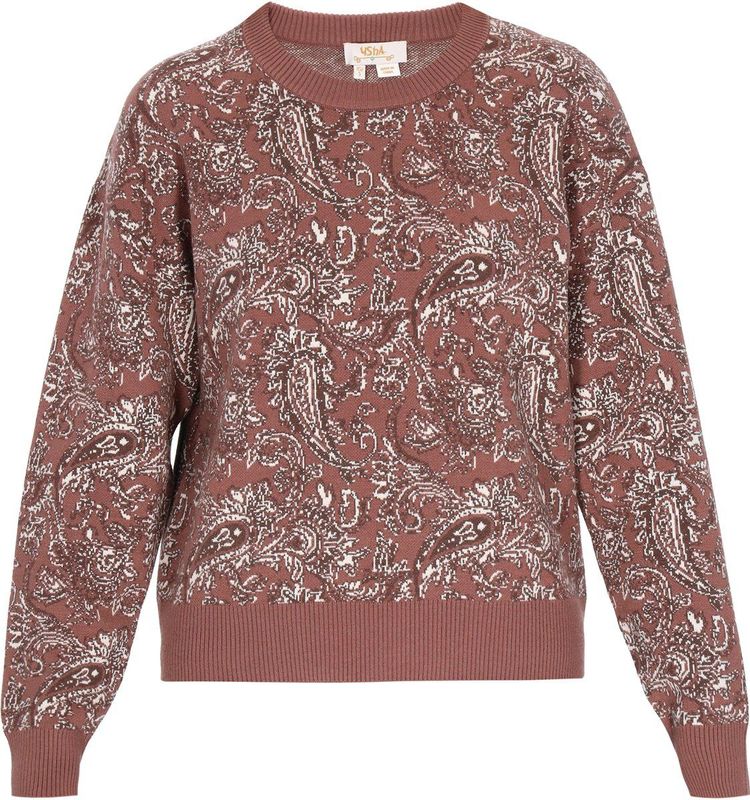 usha - FESTIVAL - Trui - camel / ecru / karamel