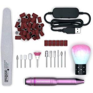 Professionele nageldraaimachine 13-in-1 25.000 omw/min elektrische mani- en pedicure - veilig en krachtig - complete set voor semi-permanente nagels Nagelvijl elektrisch