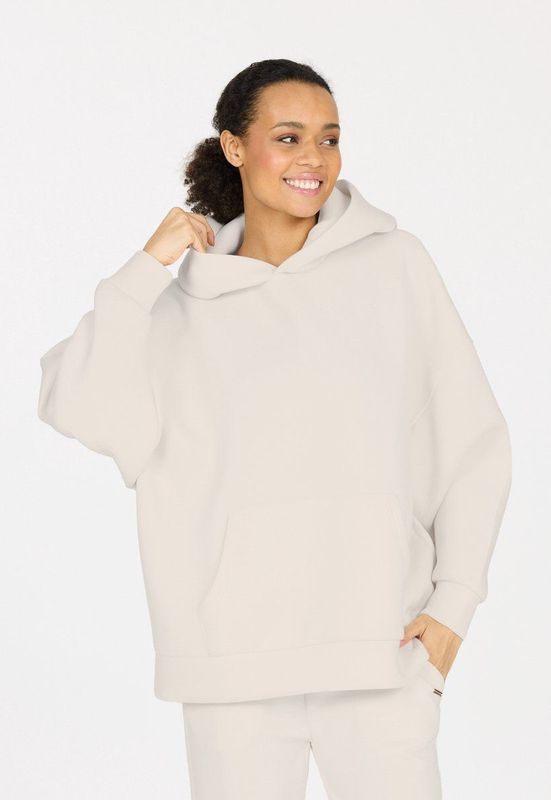 Athlecia - Larisa - Hoodie - Vaporous Gray/ Off White