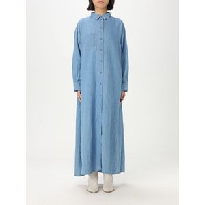 Denim Shirt Dress Wo - Blue Dresses