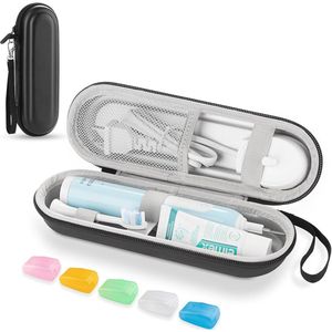 Reisetui met harde schaal voor elektrische tandenborstels - Zwart