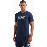 EA7 Emporio Armani - T-shirt - Blauw - Korte Mouwen - Man