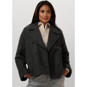 Object Objkeily Short Jacket Jassen Dames - Winterjas - Donkergrijs - Maat 42