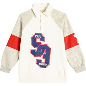 Polokraag Met drukwerk Sweatshirt