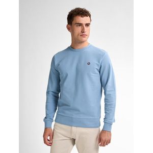Petrol Industries - Heren Logo Sweater Seaviewpark - Blauw - Maat XXL