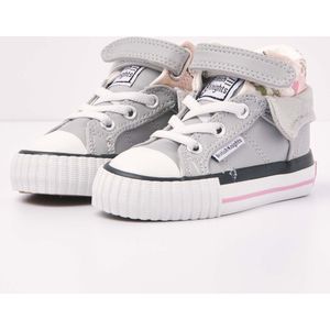 ROCO Baby meisjes sneakers hoog - Licht grijs - maat 20