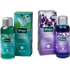 Kneipp Badolie - combi-pack - Lavendel & Eucalyptus - 2x 100 ml