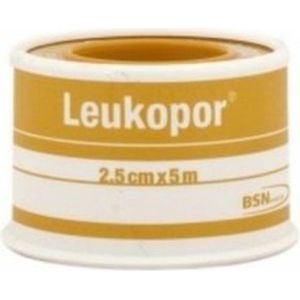 Leukopor Zeer gevoelige huid - Pleisters - 5 m x 2.5 cm - 1 rol
