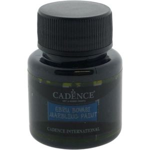 Cadence Marbling Verf 45 ml Zwart