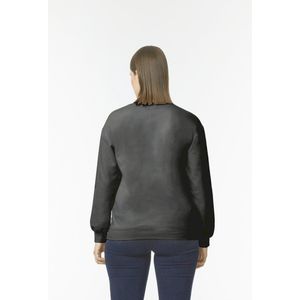 Sweatshirt Unisex L Gildan Ronde hals Lange mouw Black 80% Katoen, 20% Polyester