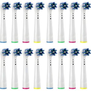 16x Tandenborstel opzetstukjes geschikt voor Oral B - Cross Action EB50 Vervanging