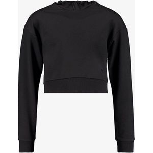 Osaga cropped meisjes hoodie zwart - Maat 176