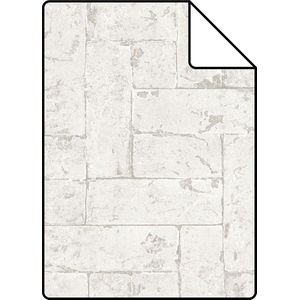 Proefstaal Origin Wallcoverings behang bakstenen gebroken wit - 26,5 x 21 cm - 347567-S