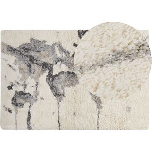 SEVAN - Shaggy tapijt - Lichtbeige/Grijs - 200x300 cm - Polypropyleen