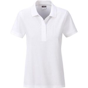 James and Nicholson Vrouwen/dames Basic Polo (Wit)