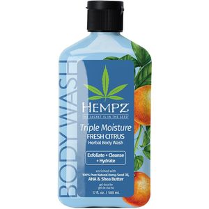 Hempz Original Fresh Citrus Herbal Body Wash 500 ml - Bodywash Shower Gel - Douchegel voor Dames en Heren - Citrusvrucht