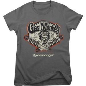 Gas Monkey Garage Damen T-Shirt Spring Coils Girly Tee GMG-5-GMG064-H76-7 DarkGrey-S