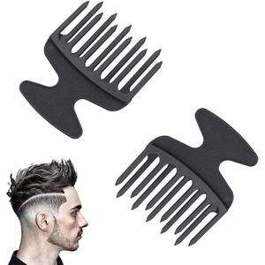 Provento - Kam voor Afro Haar - 2 stuks - Curly Hair Styling - Zwart