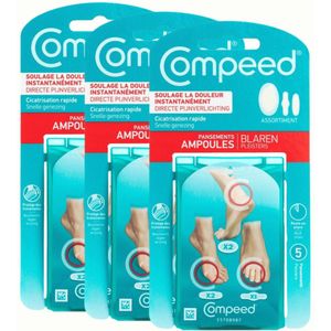 3x Compeed® Pleister Blaren – Mixpack – 3-in-1-verpakking (5 st.)