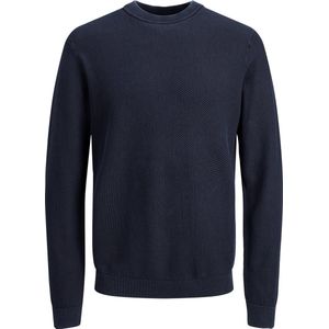 Jack & Jones - Heren Sweaters JJgeorge Knit Crew Neck - Blauw - Maat S