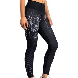 Venum Tiger Dames Sportlegging Zwart Zilver - XS