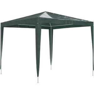 vidaXL Partytent - 2,5x2,5 m - Groen - Waterbestendig Partytent - Feesttent - Buitenterras - Tuingereedschap - Tuinfeest
