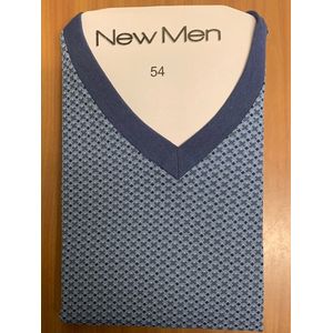 Norman heren pyjama New Men 67391 - Blauw - 58
