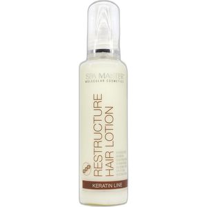 Spa Master Keratine Hair Lotion - Haarlotion voor Beschadigd Haar - Herstelt Haarstructuur - met Keratine, Zijdeproteïnen & Panthenol - 135ml