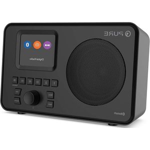 Draagbare DAB+ radio met Bluetooth - veelzijdig - 1 stuk - zwart