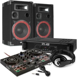 DJ set - Hercules DJControl inpulse 200 DJ controller starterskit 500W - Alles wat je nodig hebt om te leren draaien en meer!
