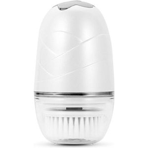 Gezichtsreiniger - gezichtsreinigingsborstels - USB Oplaadbaar - 3 opzetstukken - waterproof - compact - BLK-E001 - Wit - Uniseks