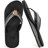 Slippers Heren - Sandalen - Zwart - Maat 40 - Comfeet