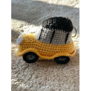 Gehaakte auto sleutelhanger