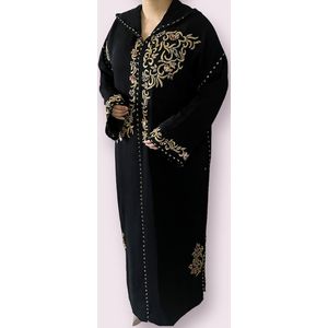 Caftan Original - Dames jurk - Jellaba Noir - Maat L/XL