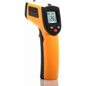 Digitale Infrarood Thermometer - 50°C t/m 600°C - Laserthermometer - T600A - Oranje