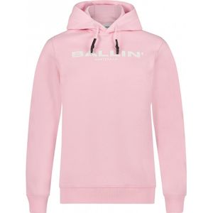 Ballin Amsterdam - Jongens Regular fit Sweaters Hoodie LS - Baby Pink - Maat 16