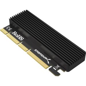 M.2 SSD NVMe PCIe Adapter met Aluminium Koellichaam voor Hoge Overdrachtssnelheden