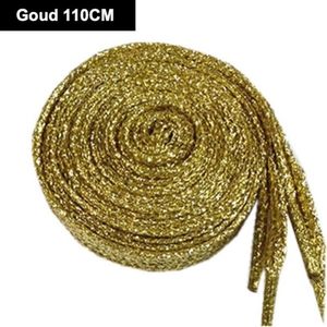Veters - Glitter veters - Glitters - Glitter laces - Laces - Goud - Universeel - 110CM - Universeel - Hippe veters - Gouden veters